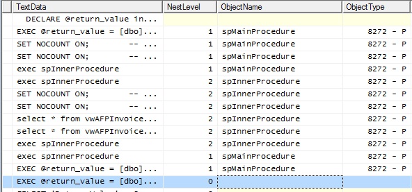trace SQL Profiler Trace